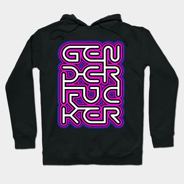 Gender F*cker (Op-Art) Hoodie by SimpleThoughts